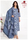 Anamika Vol 3 By Ganpati Cotton Printed Readymade Dress 